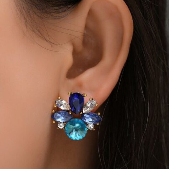 Jewelry - Sapphire Radiance Stud Earrings